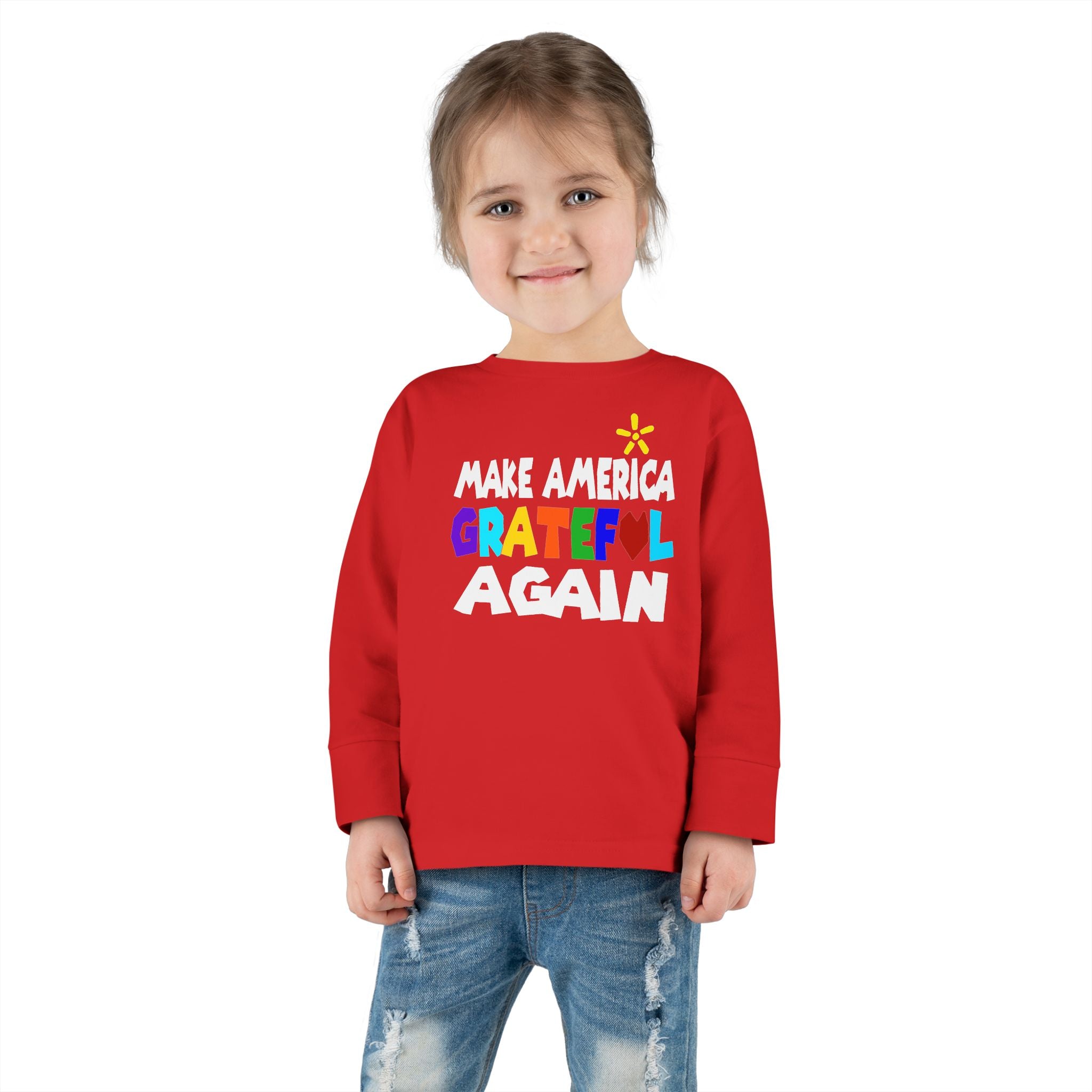 Super Grateful Toddler Long Sleeve Tee