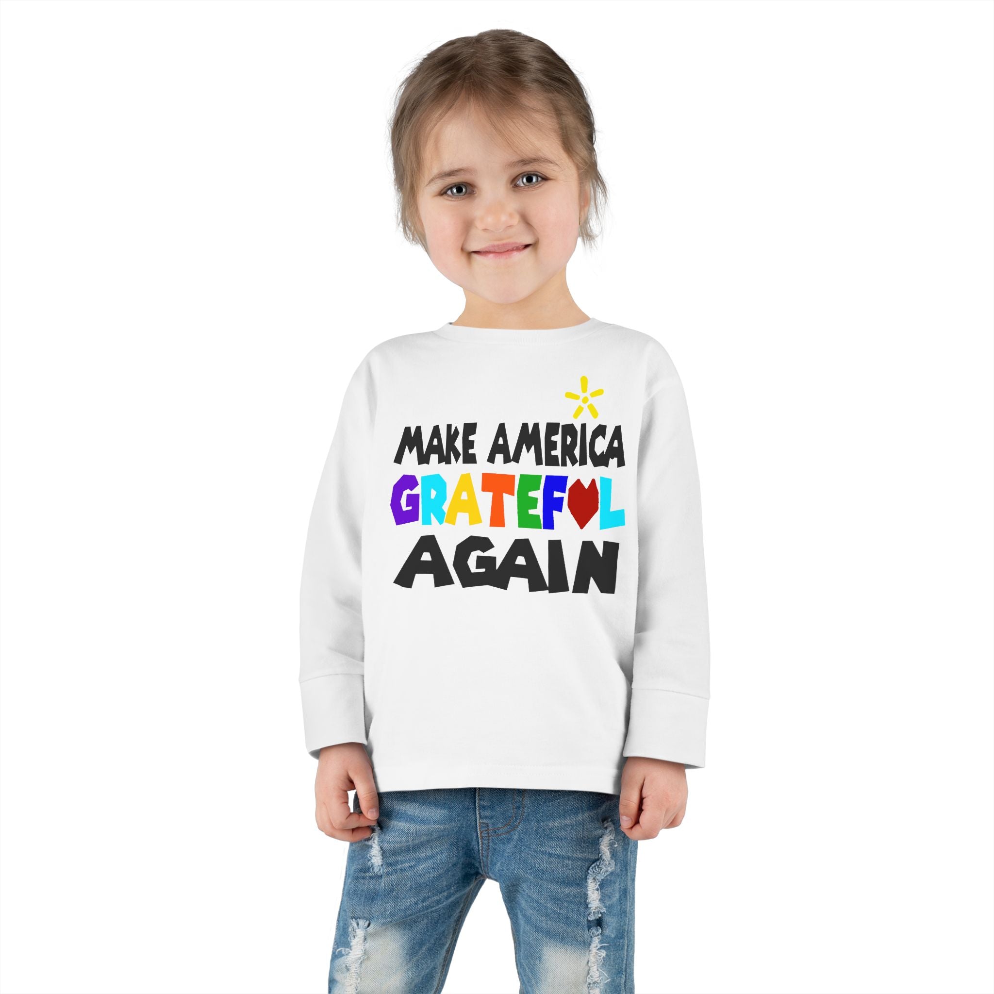 Super Grateful Toddler Long Sleeve Tee