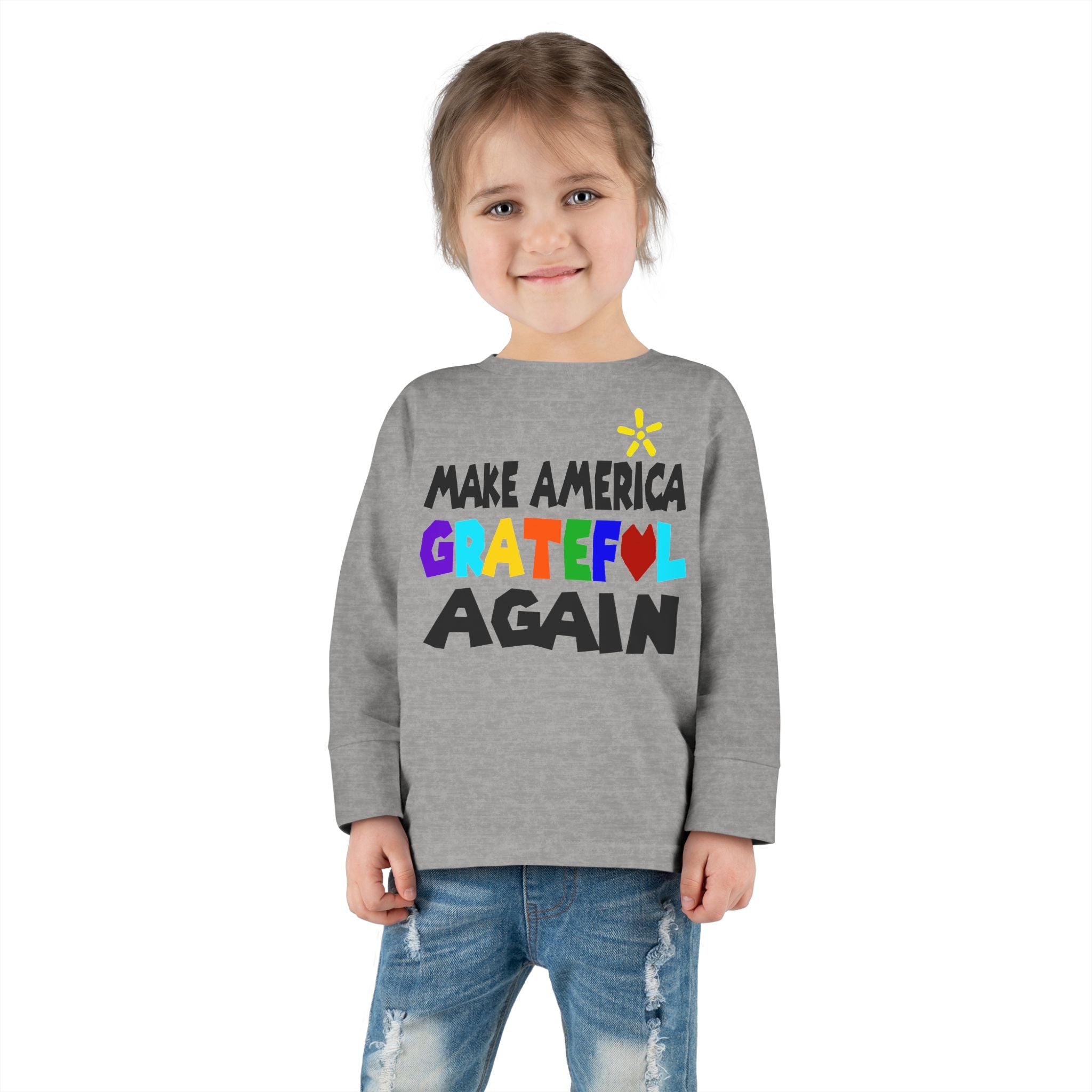 Super Grateful Toddler Long Sleeve Tee
