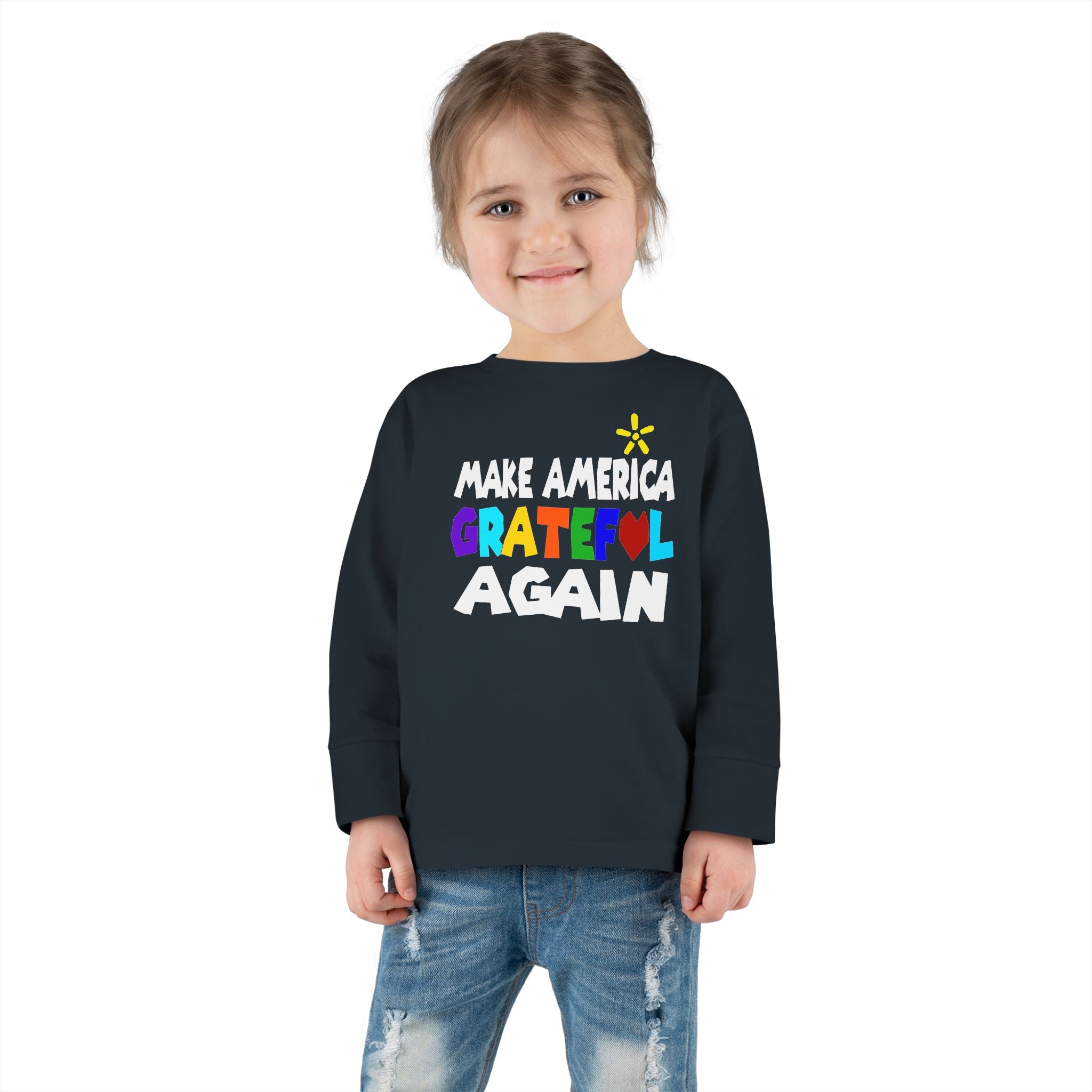 Super Grateful Toddler Long Sleeve Tee